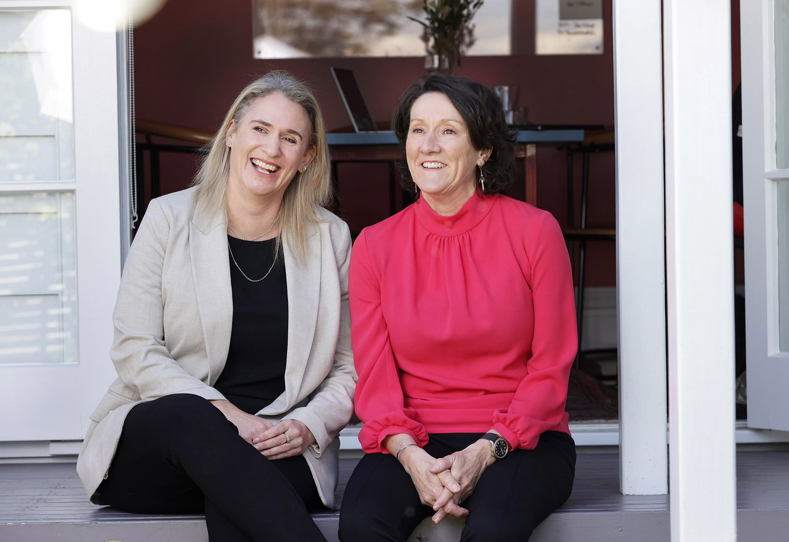 Georgie Hackett (left) and Pru Etcheverry, founders of Advocacy Answers